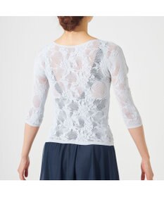 Chacott 【ノーソーイングニット】キシリトールシアーレース2Wayトップ