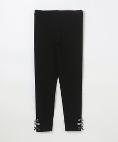 ANY KIDS 裾リボン 無地レギンス