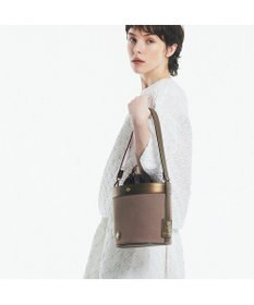 A.D.M.J. 【ファブリック】オフィサー/イアリアンファブリックバケットショルダートートS