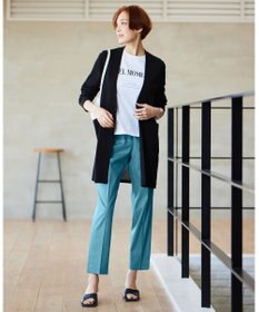 ICB 【洗える】 ドライコットンアセテート ニットジャケット