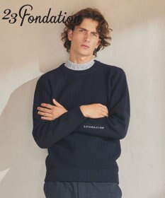 23区GOLF 【23Fondation/MEN】ワッフル ニット