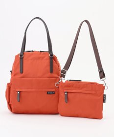 LA BAGAGERIE 【MONICA】ポーチ付き4WAYリュックサック