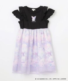 ANY KIDS 【サンリオキャラクターズ×any FAM】オン・オフショルダーチュールワンピース