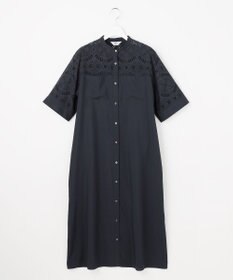 J.PRESS LADIES 【WEB限定カラーあり】エンブロイダリー シャツ ワンピース
