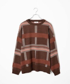 WEGO ルーズフィット総柄プルオーバー