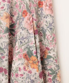 組曲 【洗える・シワになりにくい】フルラージュプリント スカート