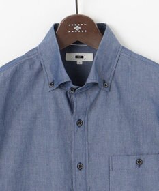 JOSEPH ABBOUD クールビズ【新作・環境配慮型素材】サスティナブルファブリック ビオグレースシャンブレー シャツ