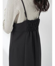 earth music&ecology バックスリットＩラインキャミワンピース