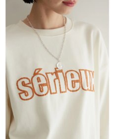 AMERICAN HOLIC 発泡ロゴポンチプルオーバー