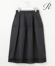 23区 【R(アール)】メリノシアーレイヤード スカート
