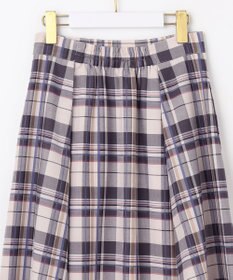 ANY SIS 【洗える】ライトカラーチェック スカート