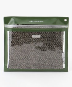 GRACE CONTINENTAL Fabricフラットポーチ-AW