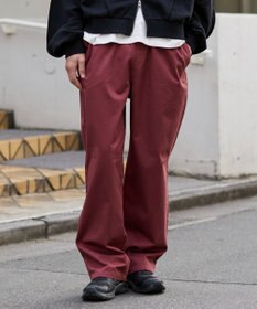 WEGO 【ユニセックス着用ITEM/XSSMLサイズ展開/ウエストゴム】ユルフィットコットンイージーパンツ