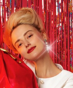 TOCCA LONG PEARL CLOVER EARRINGS イヤリング