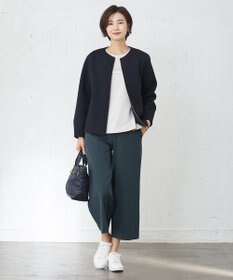 J.PRESS LADIES S 【洗える】アルガンシルク ワイドパンツ