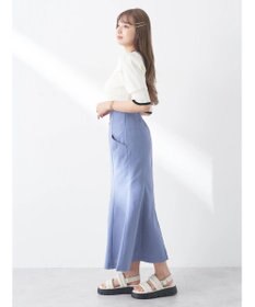 earth music&ecology フロントボタンマーメイドスカート