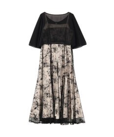 YECCA VECCA 【2点SET】フラワー柄スパンコール刺繍ドレス