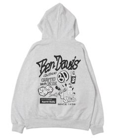 WEGO 【ユニセックス着用ITEM/MLサイズ展開】別注BENDAVISグラフィックジップパーカー