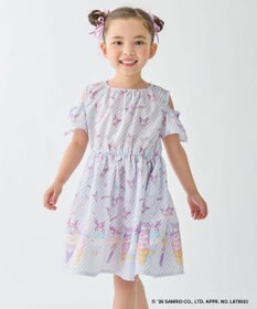 ANY KIDS 【サンリオキャラクターズ×ANY KIDS】2WAY ファンシーワンピース クロミ×ラベンダー