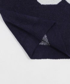 WEGO フラッフィー2WAYグラフィックワンショルBIGニット