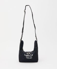 russet ステンシル風プリント ナイロン2WAYミニショルダーバッグ(SF-270)