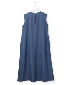 ICB L ナチュラルソフトデニム ノースリーブワンピース