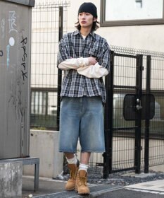 WEGO 【ユニセックス着用ITEM】アンサンブルチェックシャツ（LS）