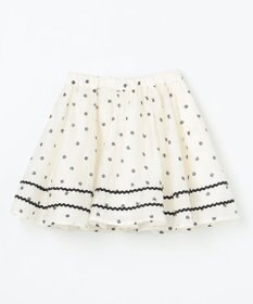ANY KIDS ネコ×ドット スカート