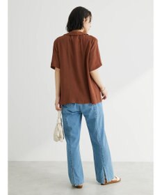 Green Parks ゆったり開襟シャツ