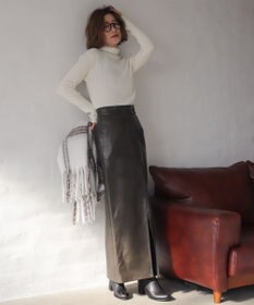 WEGO 【2025年秋冬新作】リブタートルニット