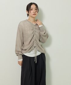 Green Parks ＳＥＴ２点２ｗａｙシャーリングニット＋インナー