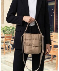 style code 【軽量・ペットボトル収納可能】パデット　縦型ショルダー　２WAY 　高密度ナイロン