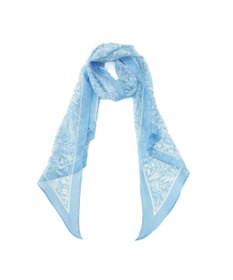 Marca ＜洗えるシルク＞【Marcaオリジナル】小枝更紗 ウォッシャブル シルクローン剣先ストール