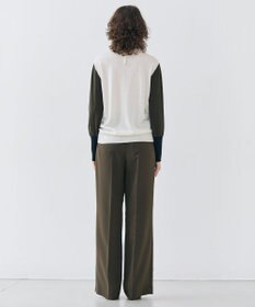 BEIGE， 【洗える】BURNET / カラーミックスVネックトップス