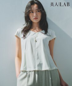 組曲 【美人LABコラボ】ビューティーファンクションジャージー ハートラインアンサンブル アイボリー系