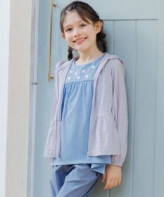 組曲 KIDS 【110-140㎝】 オパールレーシーパーカー