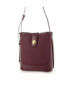 UNBILLION カシュカシュ cachecache / スエード調×スムースおこし金具ショルダーバッグ