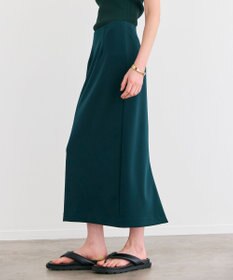 BEIGE， 【洗える】ALTHEA / ダンボールジャージーハイウエストIラインスカート