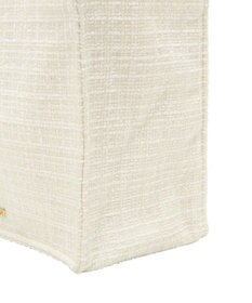 Maison de FLEUR ツイードフリルハンドルスクエアトートバッグ