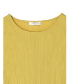 Green Parks リブ肩デザイン５分袖プルオーバー