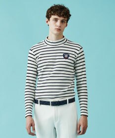 23区GOLF 今シーズンはボーダー柄も仲間入り！【MEN】【吸湿発熱】グランサーモボーダー カットソー