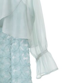 earth music&ecology SET2点シアーブラウス＋3Dレースワンピース