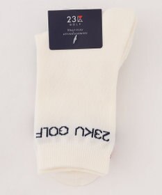 23区GOLF 【WOMEN】【日本製】ロゴレギュラー ソックス