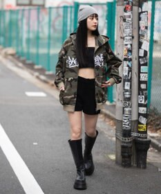 WEGO 【ユニセックス着用ITEM/SMLサイズ展開】グラフィックZIPパーカー