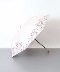 AURORA JILL STUART（ジル スチュアート） ボタニカルプリント晴雨兼用傘（二 つ折り傘・トップフラット）