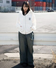 WEGO 【ユニセックス着用ITEM】ワッフルZIPパーカー