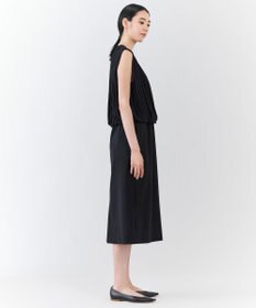 23区 【エステータ】ウールトロドライストレッチ プリーツコンビ ワンピース