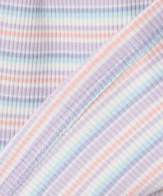 ANY KIDS オン・オフショルダー ボーダー Tシャツ