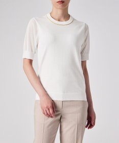 Paul Smith 【洗える】シアー コンビネーション ニット