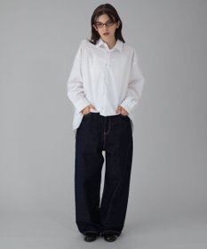 WEGO 【ユニセックス着用ITEM/SMLサイズ展開/ウエスト調整可】バギーデニムパンツ